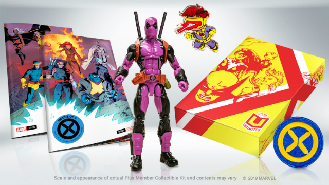 Figura exclusiva Deadpool de Purple Terror con membresía ilimitada de Marvel