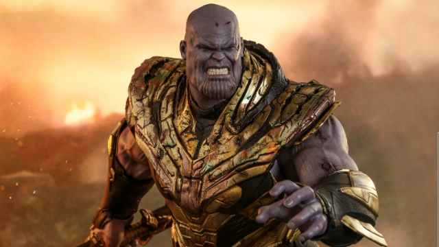 Hot Toys, dañado por la batalla, Thanos nos hace llamar la atención