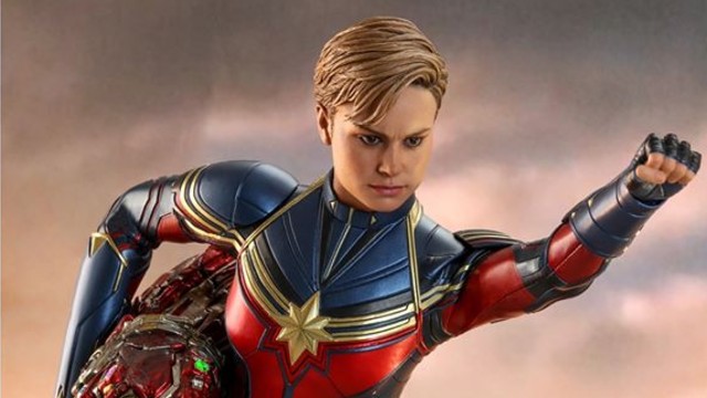 Hot Toys hace que Avengers Endgame Captain Marvel Figure