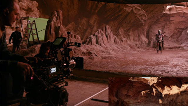 ILM comparte una mirada detrás de escena de los sets virtuales inmersivos de Mandalorian