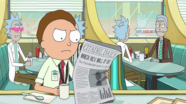 La escena de la temporada 4 de Rick y Morty se burla de tiempos difíciles