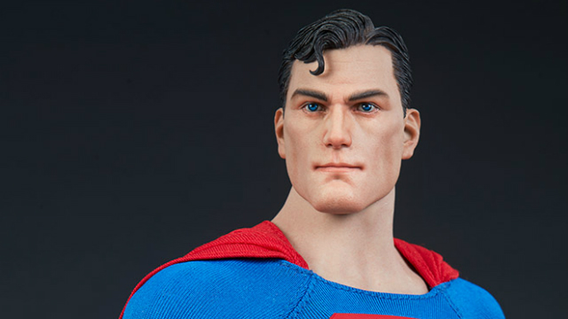 La nueva figura de Sideshow Superman parece un compuesto de actores