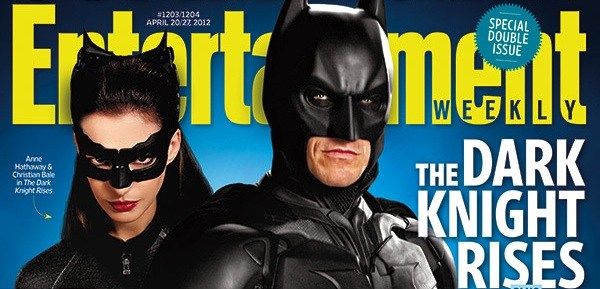 The Dark Knight Rises: Batman y Catwoman Grace portada semanal de Entertainment Entertainment, además de nuevas entrevistas