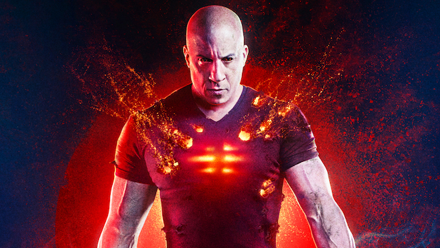 Vin Diesel parece listo para la acción en nuevos pósters inyectados en sangre