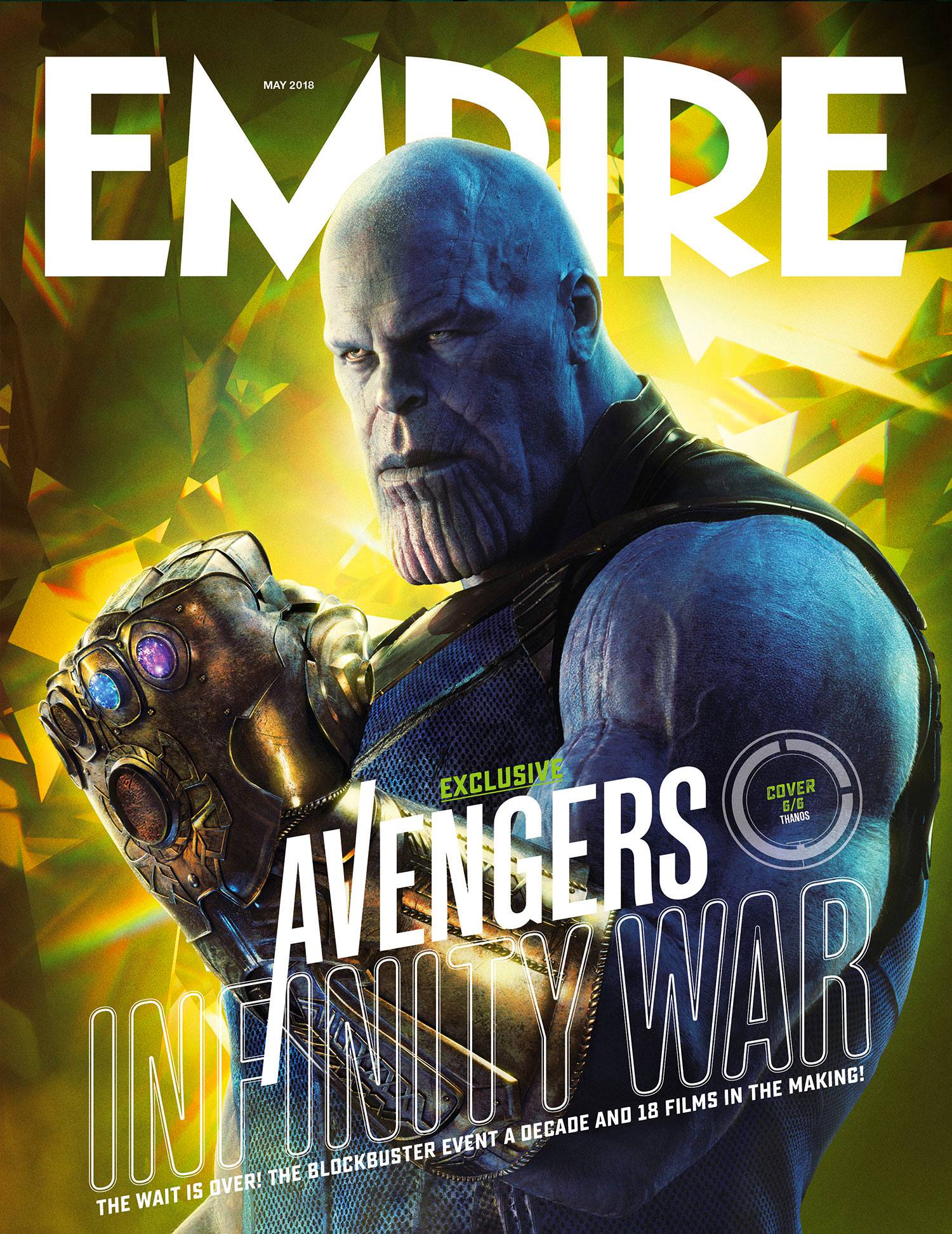 Avengers: elenco de Infinity War exhibido en nuevas portadas de revistas Empire