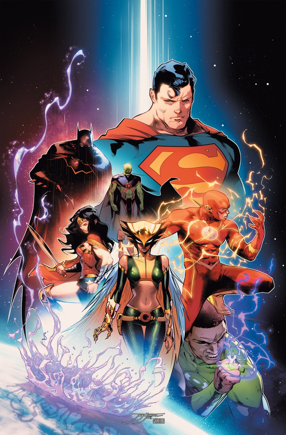 DC presenta portada para Justice League # 1