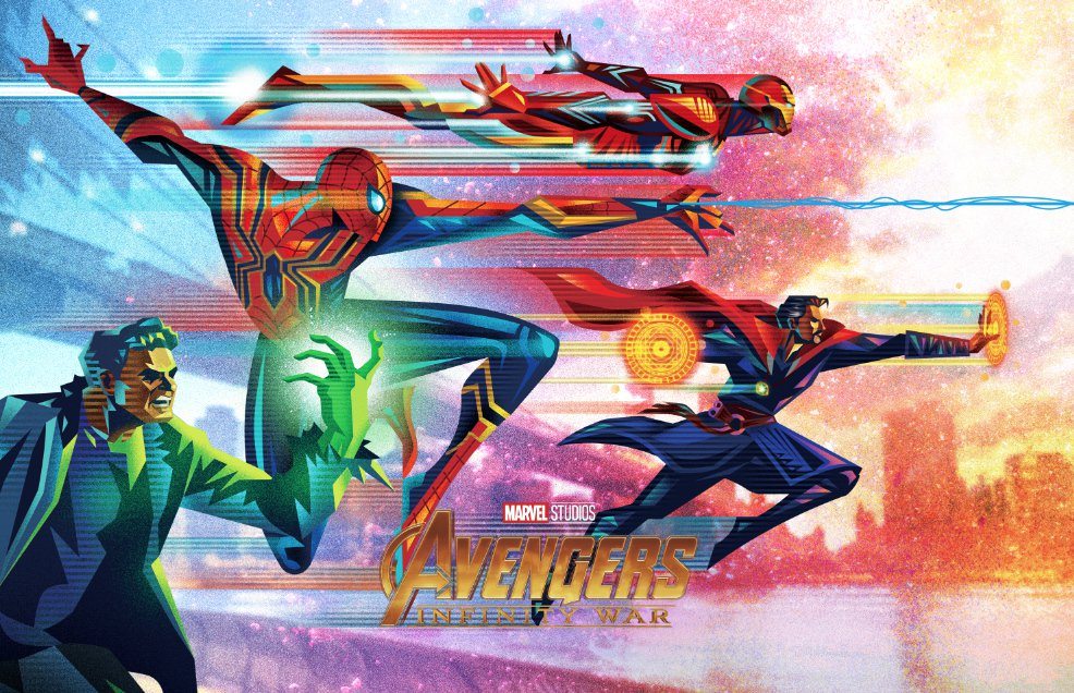 Avengers: Infinity War recibe un lote de carteles ilustrados estilizados