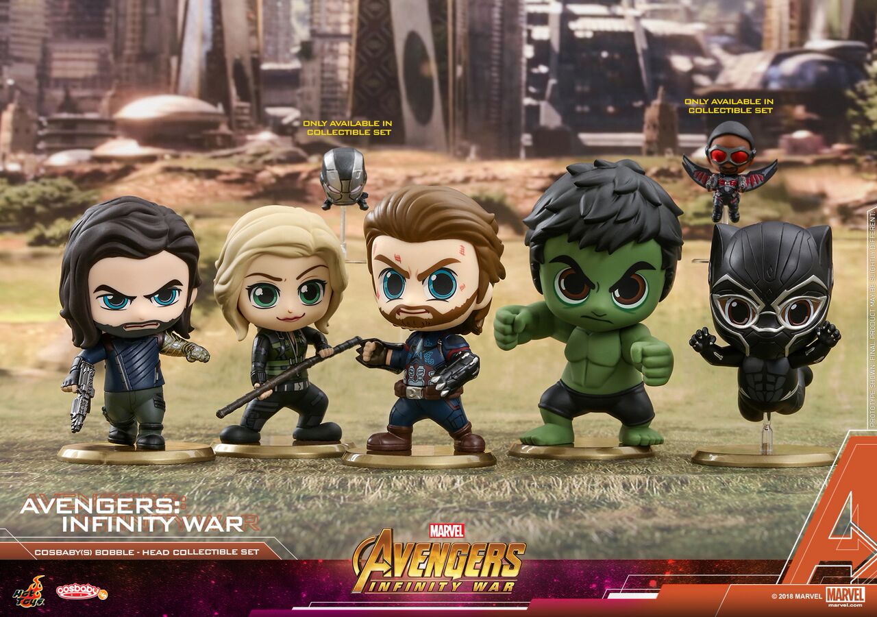 Hot Toys revela sus cabezas coleccionables de Avengers: Infinity War Cosbaby