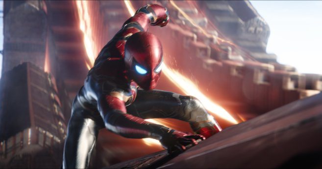 Nueva mirada al traje de Spider-Spider de Iron-Man en Avengers: Infinity War promo art