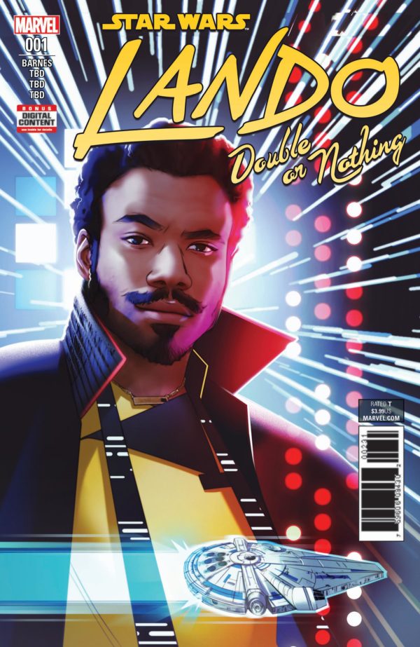 Lando Calrissian consigue un cómic de precuela de Solo: A Star Wars Story de Marvel