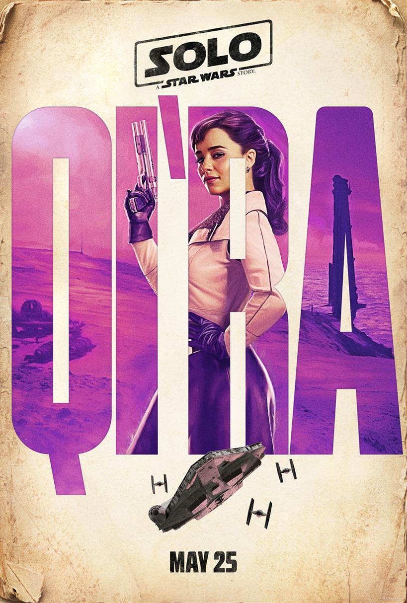Emilia Clarke se burla de la relación de Han con Qi'ra en Solo: A Star Wars Story