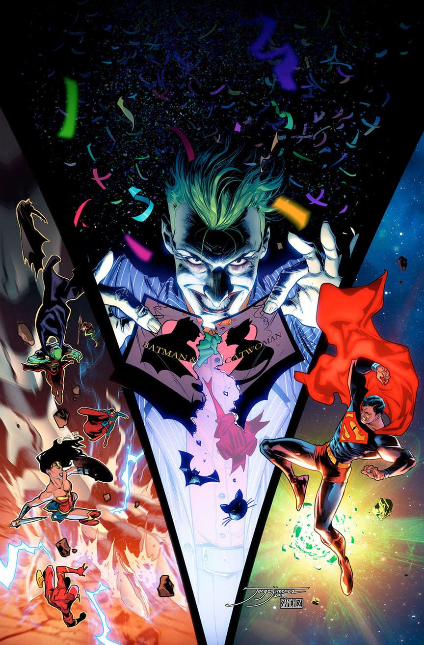 DC revela la fecha de la boda de Batman y Catwoman, pero The Joker no está contento