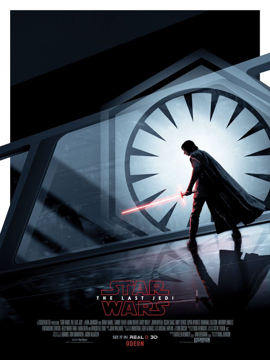 Nuevos pósters de Star Wars: The Last Jedi con Rey y Kylo Ren