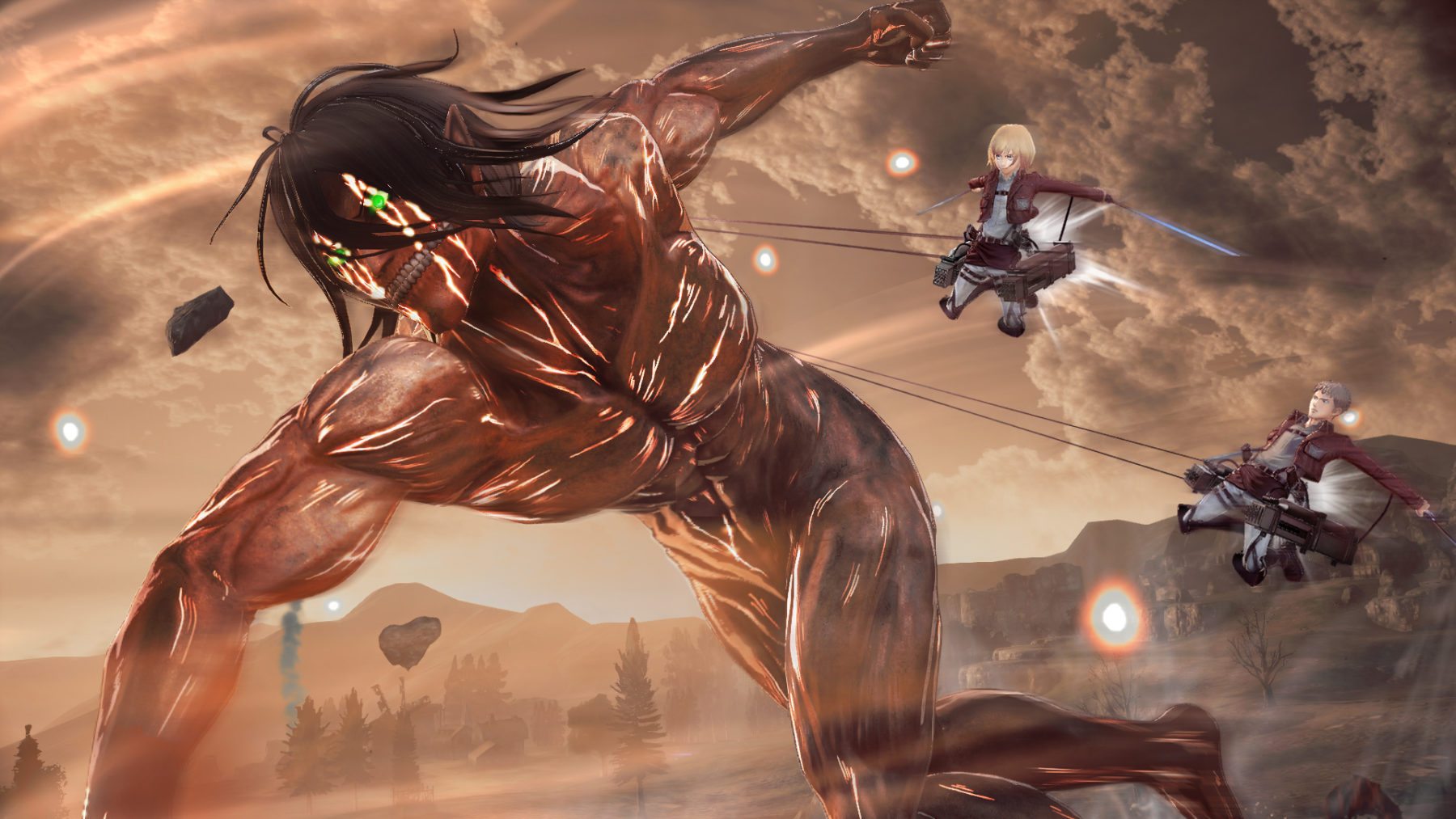Nuevas características reveladas para Attack on Titan 2