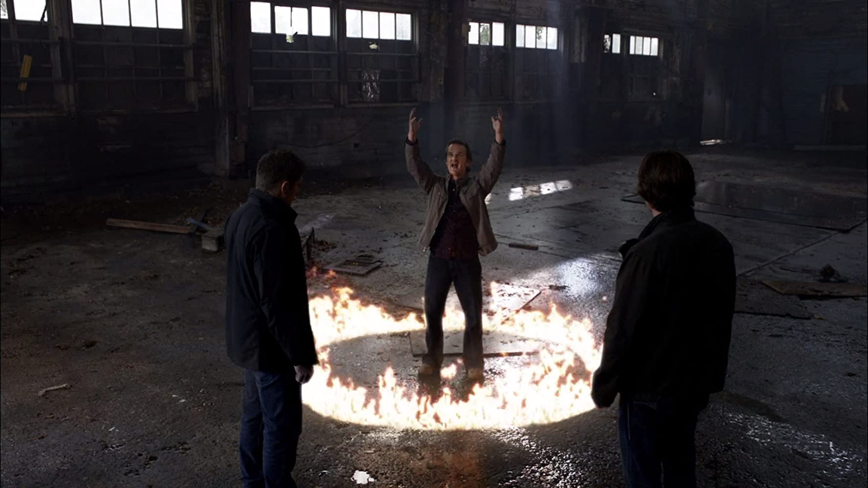 Jensen Ackles, Jared Padalecki y Richard Speight Jr. en Supernatural (2005)