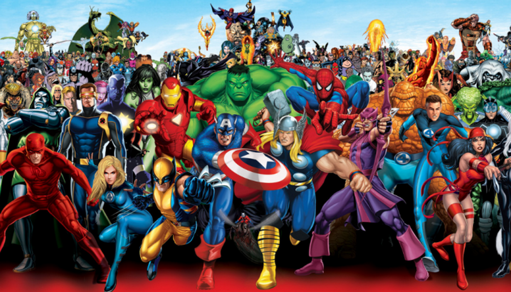 La infografía muestra qué personajes están ahora con Marvel y cuáles no