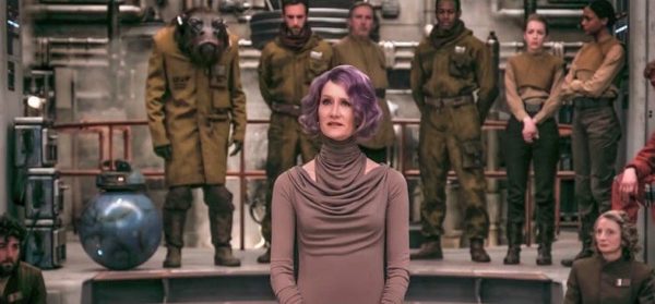 Star Wars: The Last Jedi, Laura Dern, ¿está "ansiosa" por aprender sobre el pasado ... y el futuro de Holdo?
