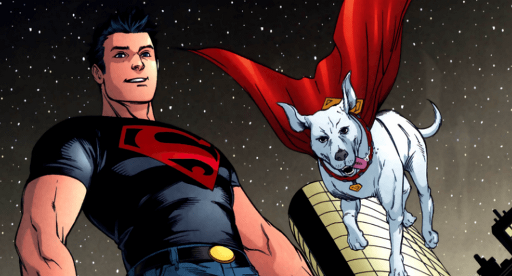 Titanes: el intérprete de Superboy en la serie publicó una foto de Krypto the Superdog