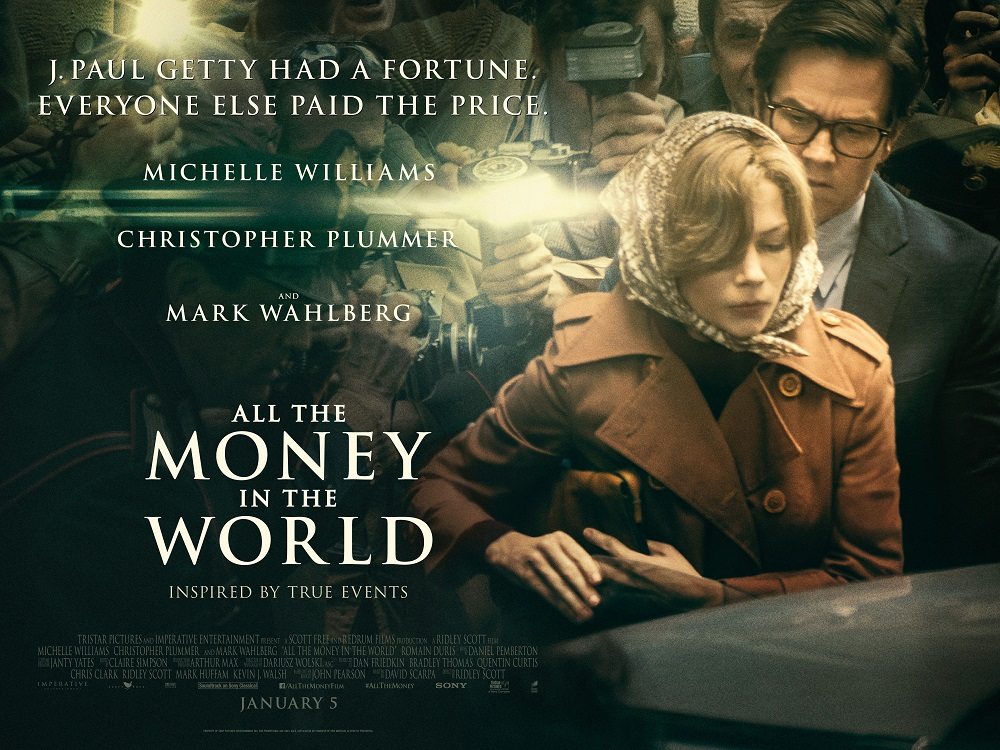Todo el elenco de Money in the World hizo las grabaciones de la película gratis