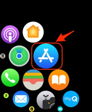 Icono de App Store en Apple Watch