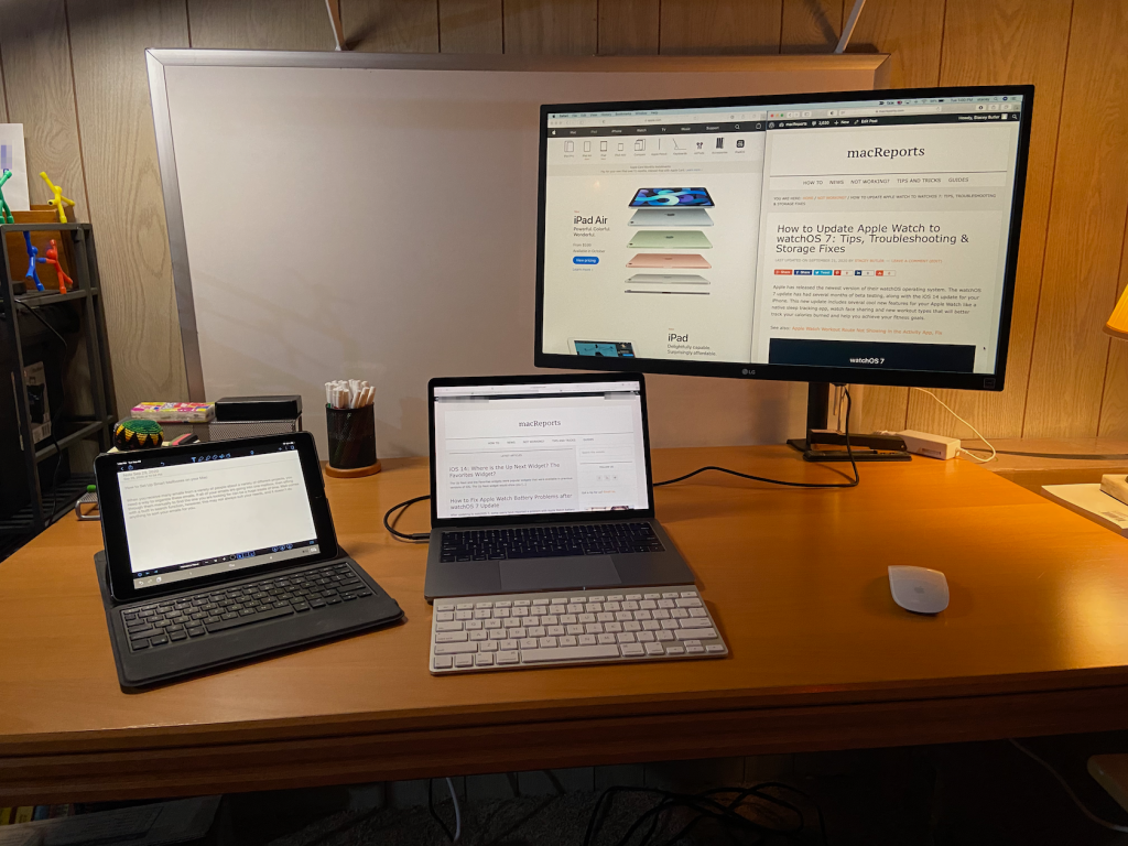 Configure su oficina en casa para la productividad con su Mac e iDevices