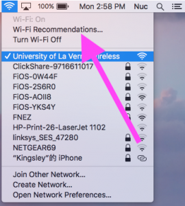 Recomendaciones de Wi-Fi