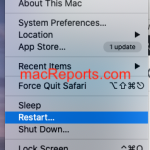 Reinicia tu Mac