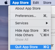 Salir de la App Store