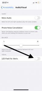 Flash led para alertas
