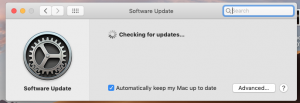 Actualización de software para Mac