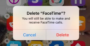 Eliminar FaceTime