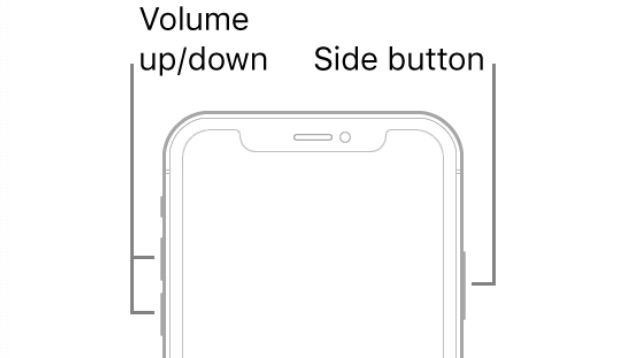 Botones posteriores del iPhone 8