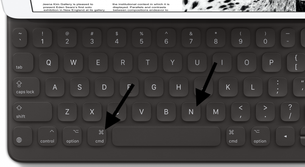 teclado del iPad