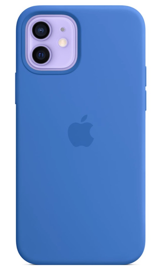 iPhone 12 Pro with Apple silicone case