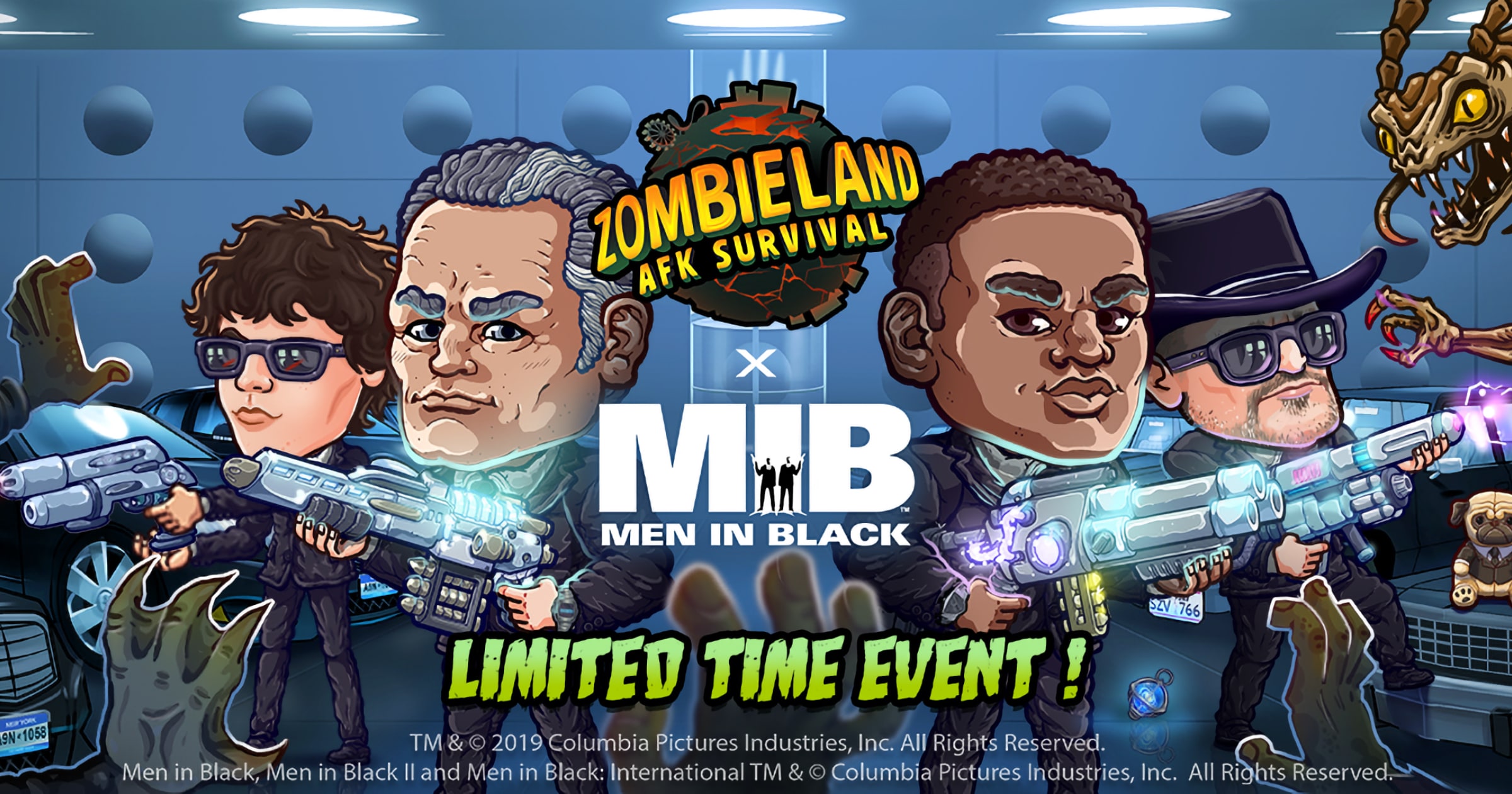 Men In Black Characters Arrive in ‘Zombieland: AFK Survival’ Game