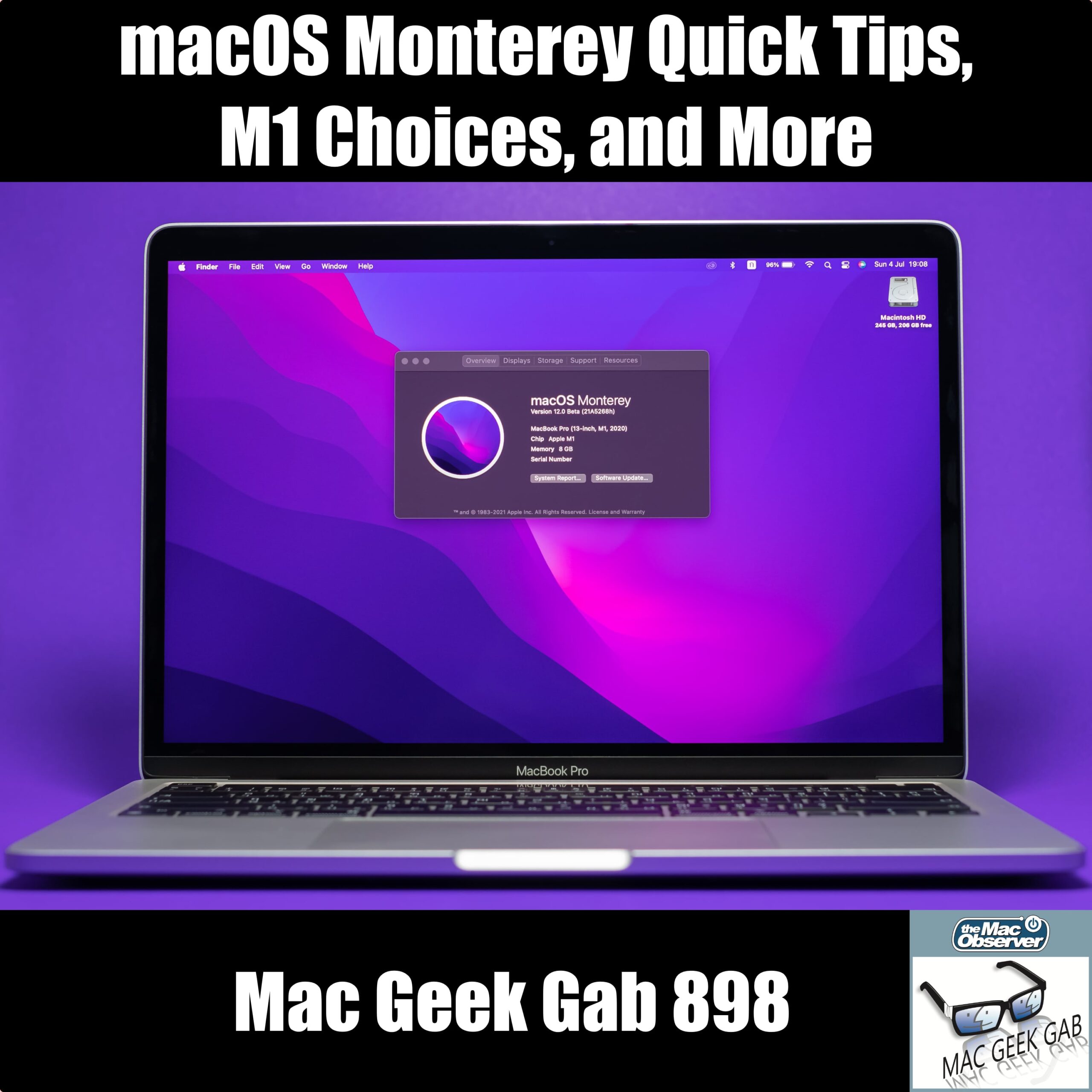 Se han encontrado sugerencias rápidas de macOS Monterey, opciones M1 y cosas interesantes - Mac Geek Gab 898