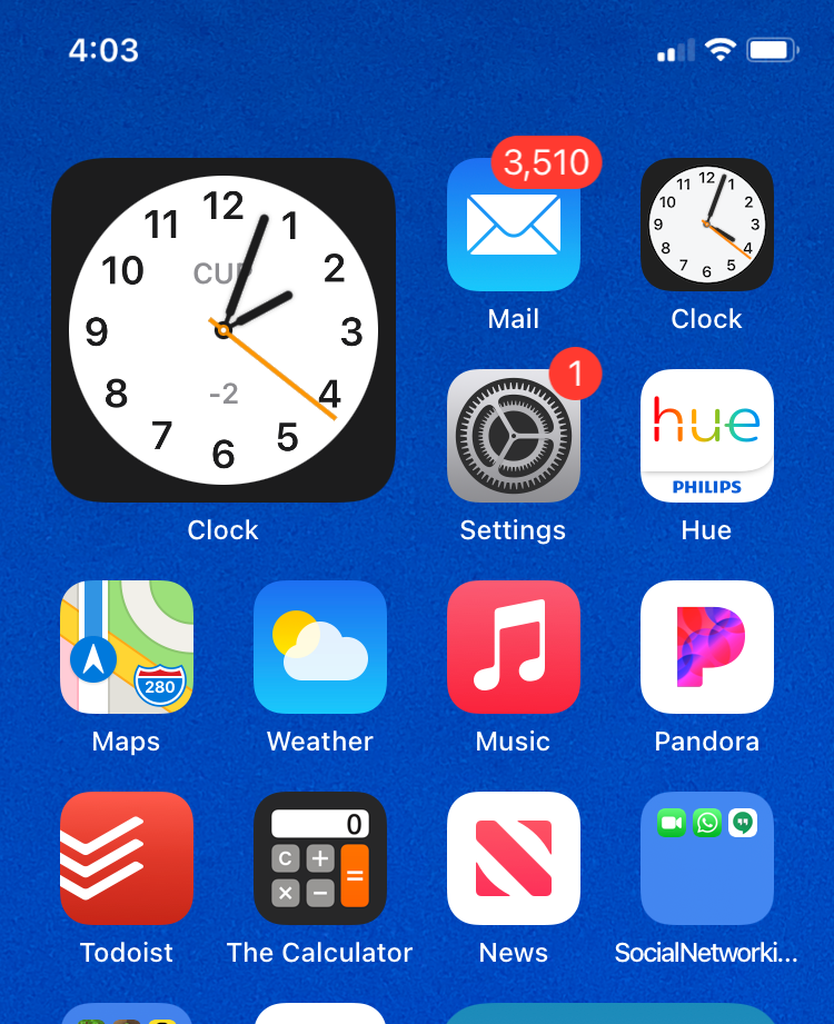 Widget de reloj que muestra la hora incorrecta en iOS 14
