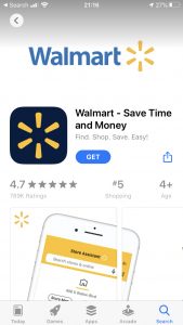Aplicación Walmart Pay