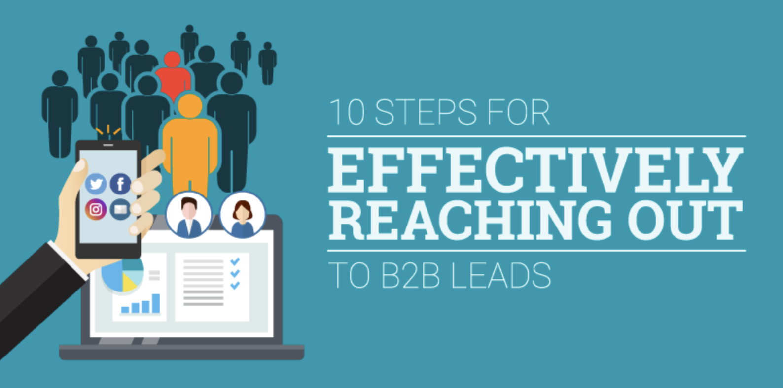 10 pasos para llegar efectivamente a clientes potenciales B2B [Infographic]
