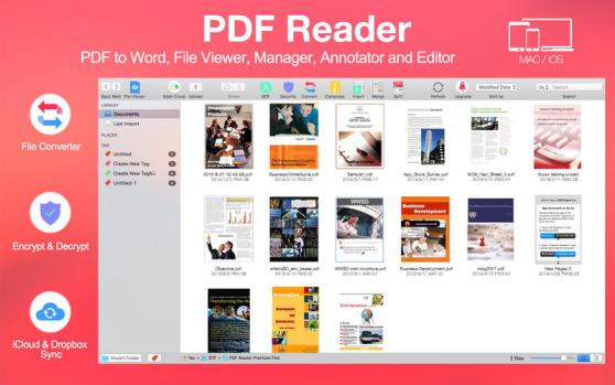 Varios programas de lectura de PDF