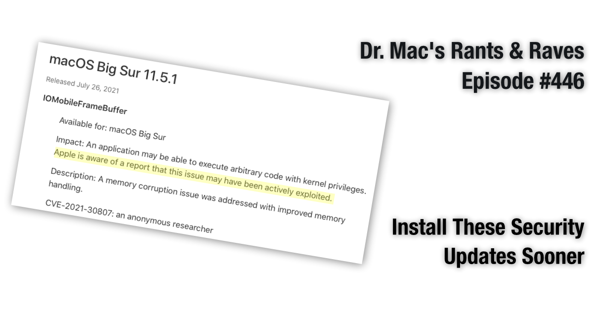 ¡Instale las últimas actualizaciones de seguridad de Apple AHORA!