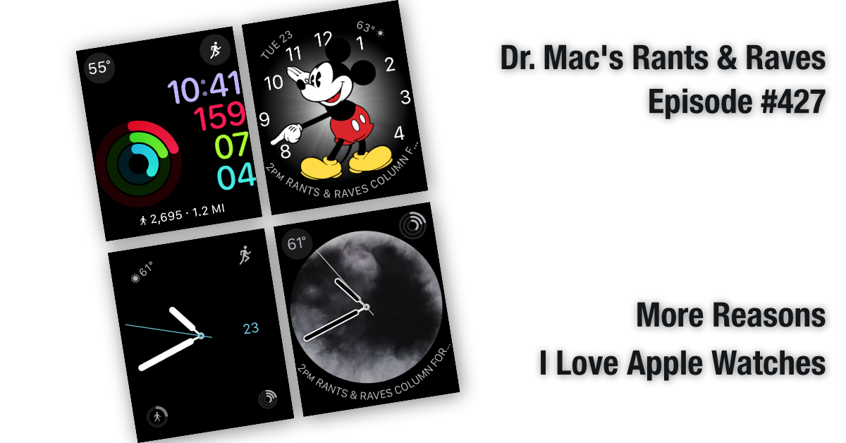 Más razones por las que el Dr. Mac ama los relojes Apple