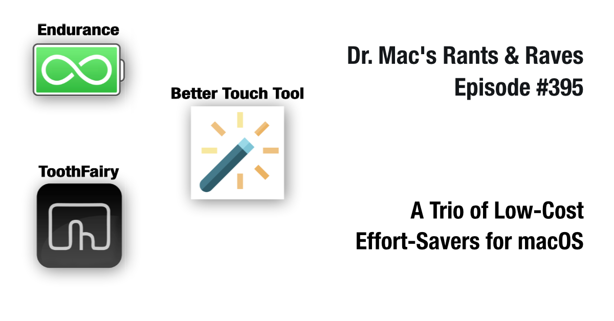 Un trío de ahorradores de esfuerzo de macOS de bajo costo