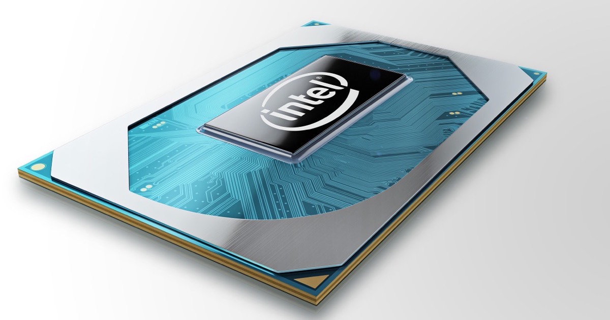 A photo shows Intel's new 10th Gen Intel Core H-series processor. Intel Corporation released the new processor family on on April 2, 2020. (Credit: Intel Corporation)