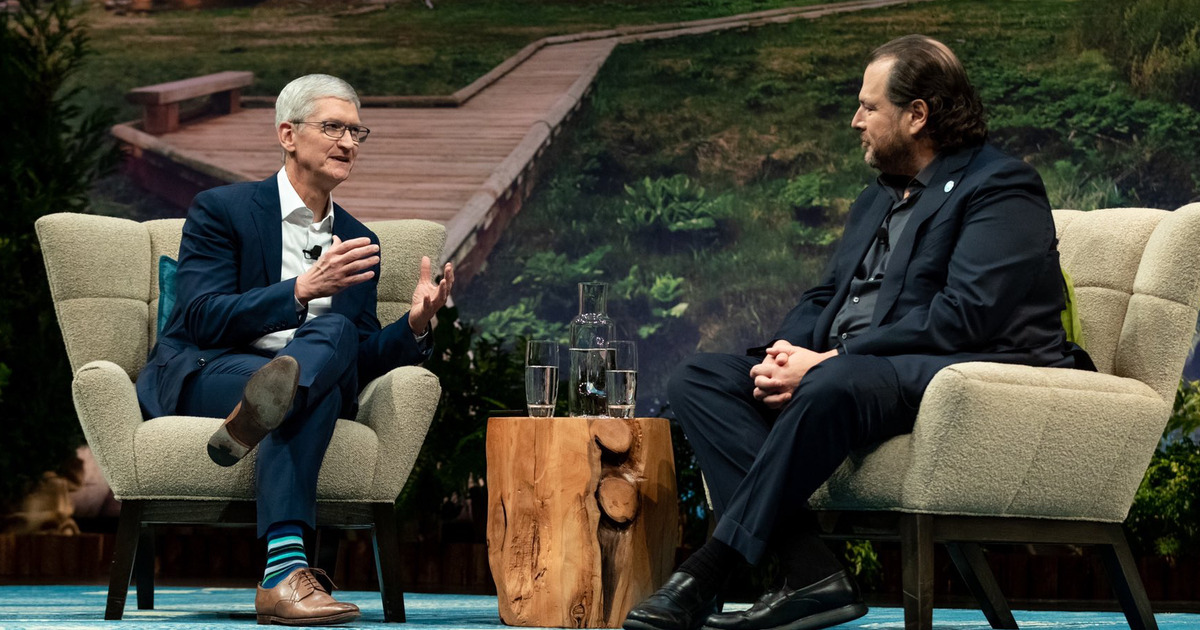 Tim Cook habla sobre Steve Jobs, medio ambiente y privacidad en Salesforce Dreamforce