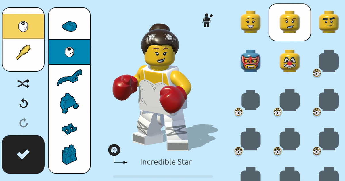 LEGO Brawls construye el personaje