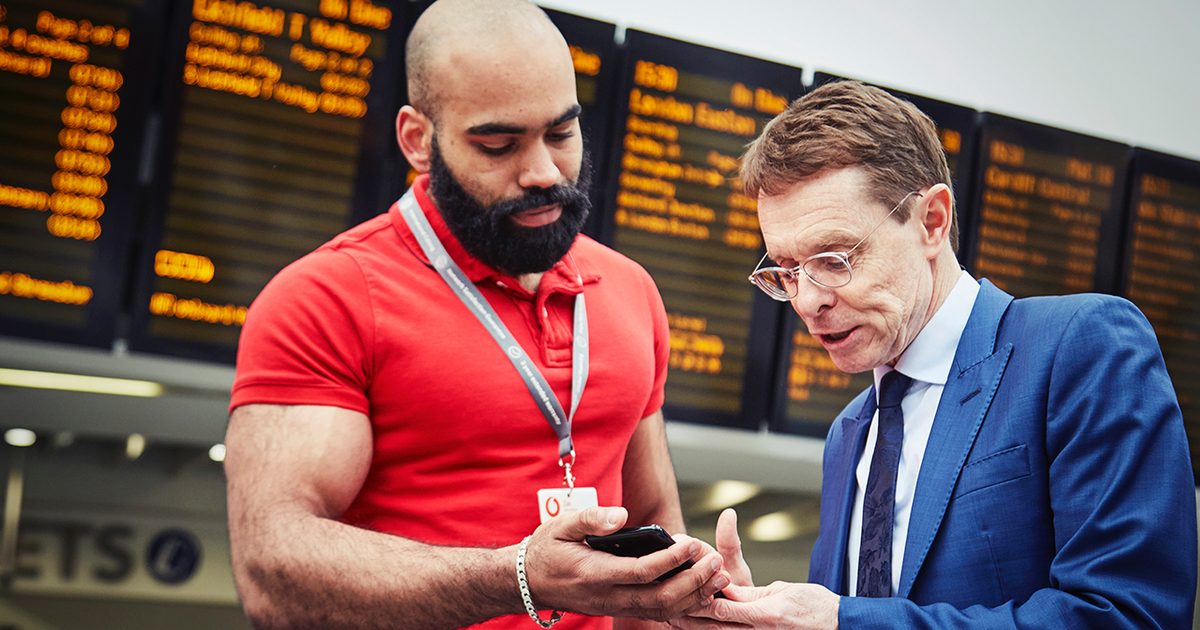 Vodafone Connect Primera estación de tren 5G en Reino Unido
