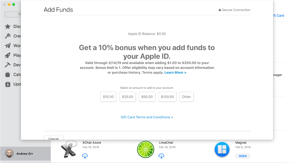 fondos de id de apple en macOS