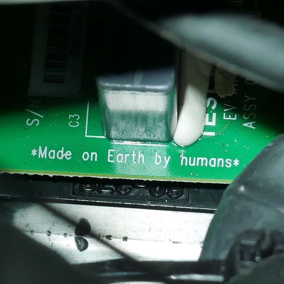 una placa de circuito dirigida a Marte, 