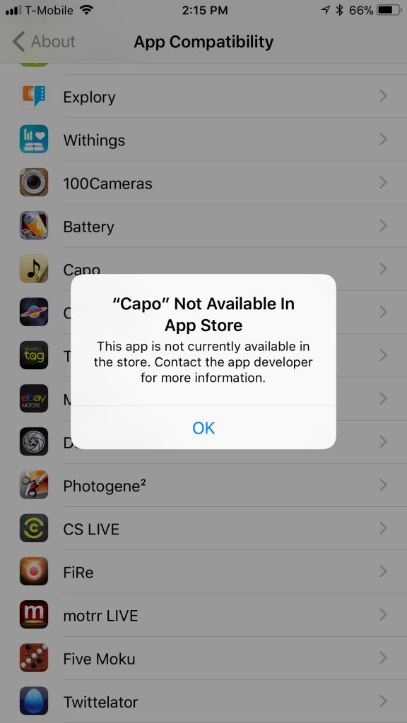 Al menos 50 aplicaciones en mi iPhone ya no funcionan...